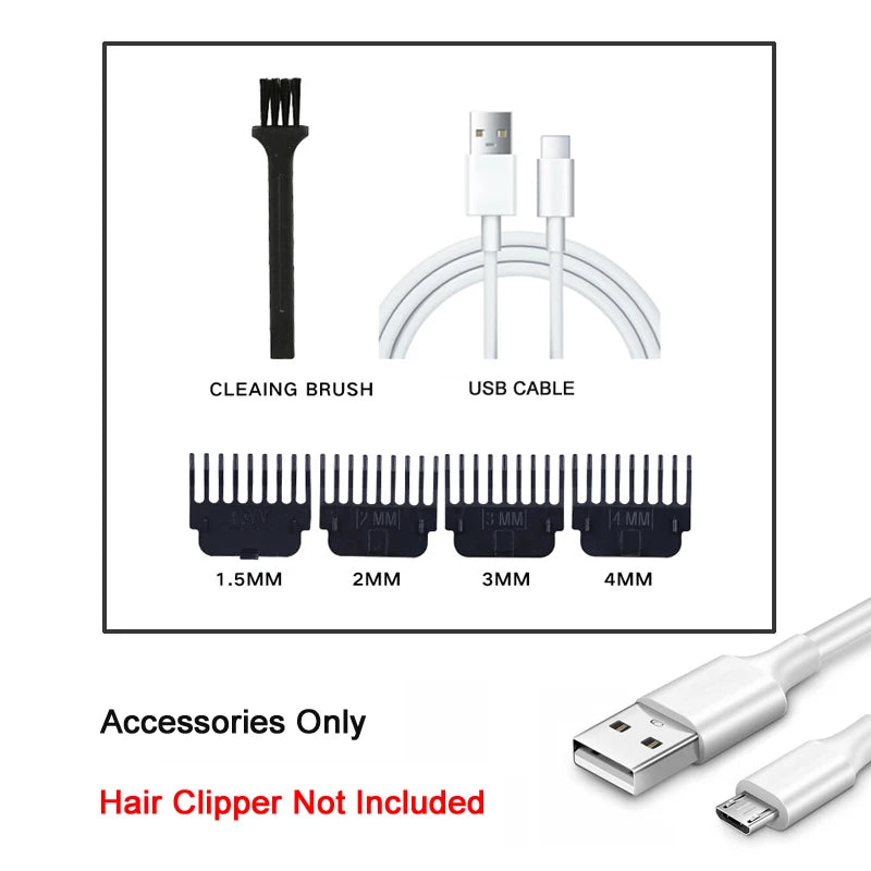 Vintage T9 Rechargeable Hair Clipper & Trimmer for Men