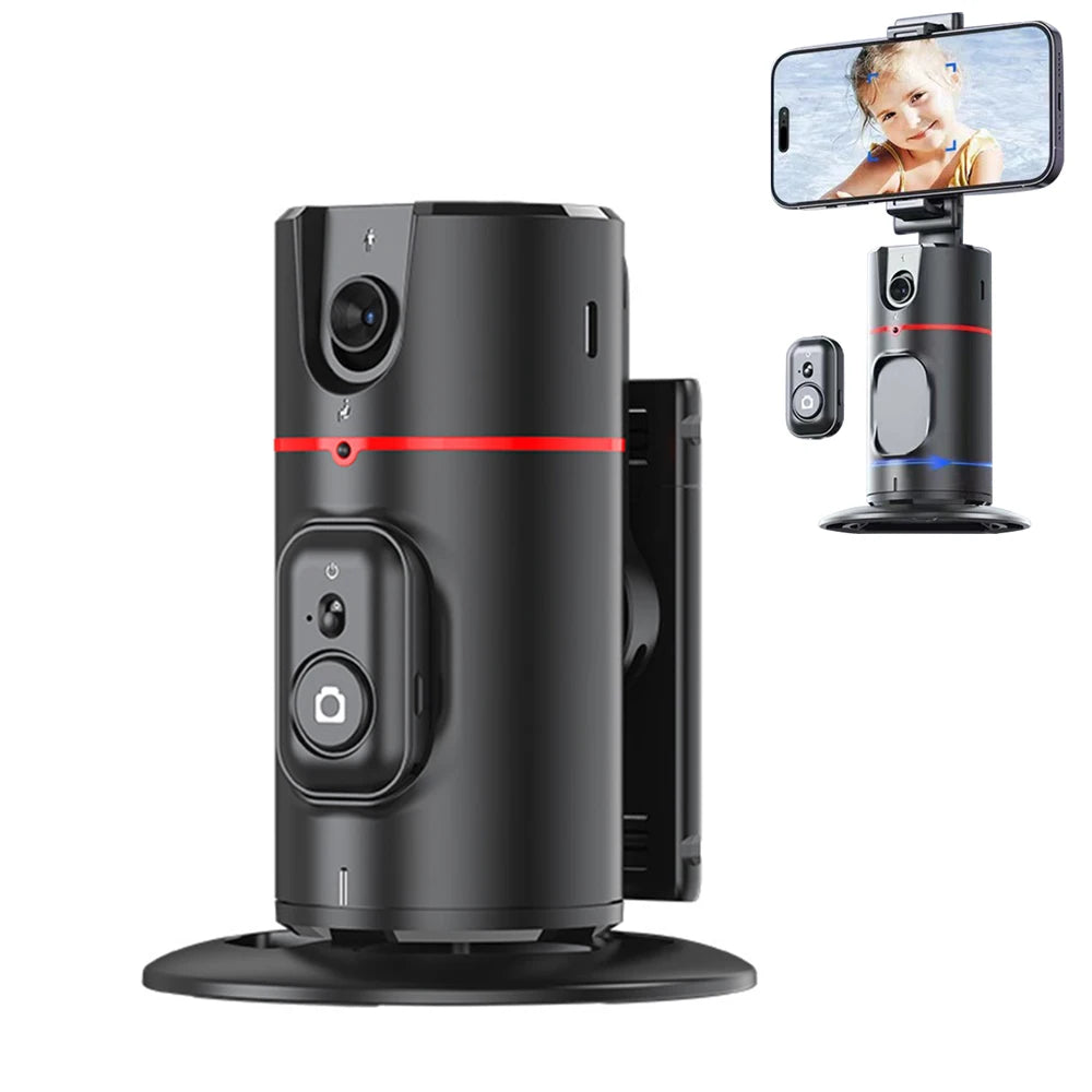 360° AI Face Tracking Gimbal Stabilizer with Gesture Control