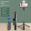 Bluetooth Selfie Stick with Tri-Color Fill Light & Tripod