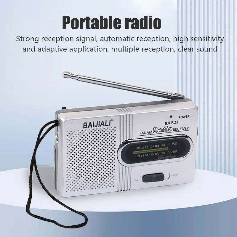 BC-R21 Mini AM/FM Portable Radio-3