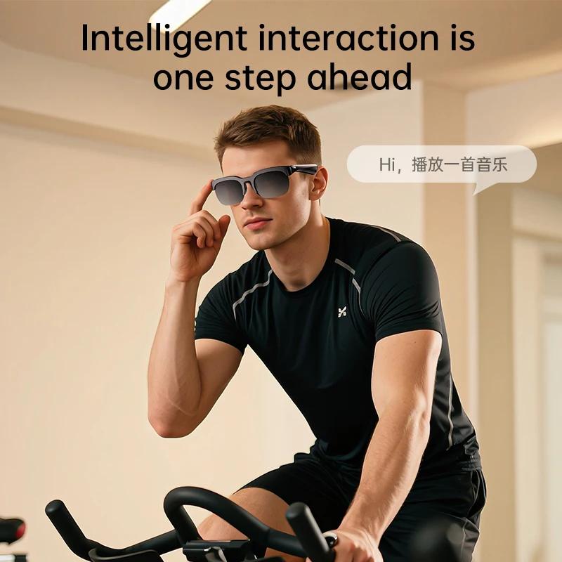AI Smart Glasses – Bluetooth 6.0, Music, Calls & Real-Time Translation