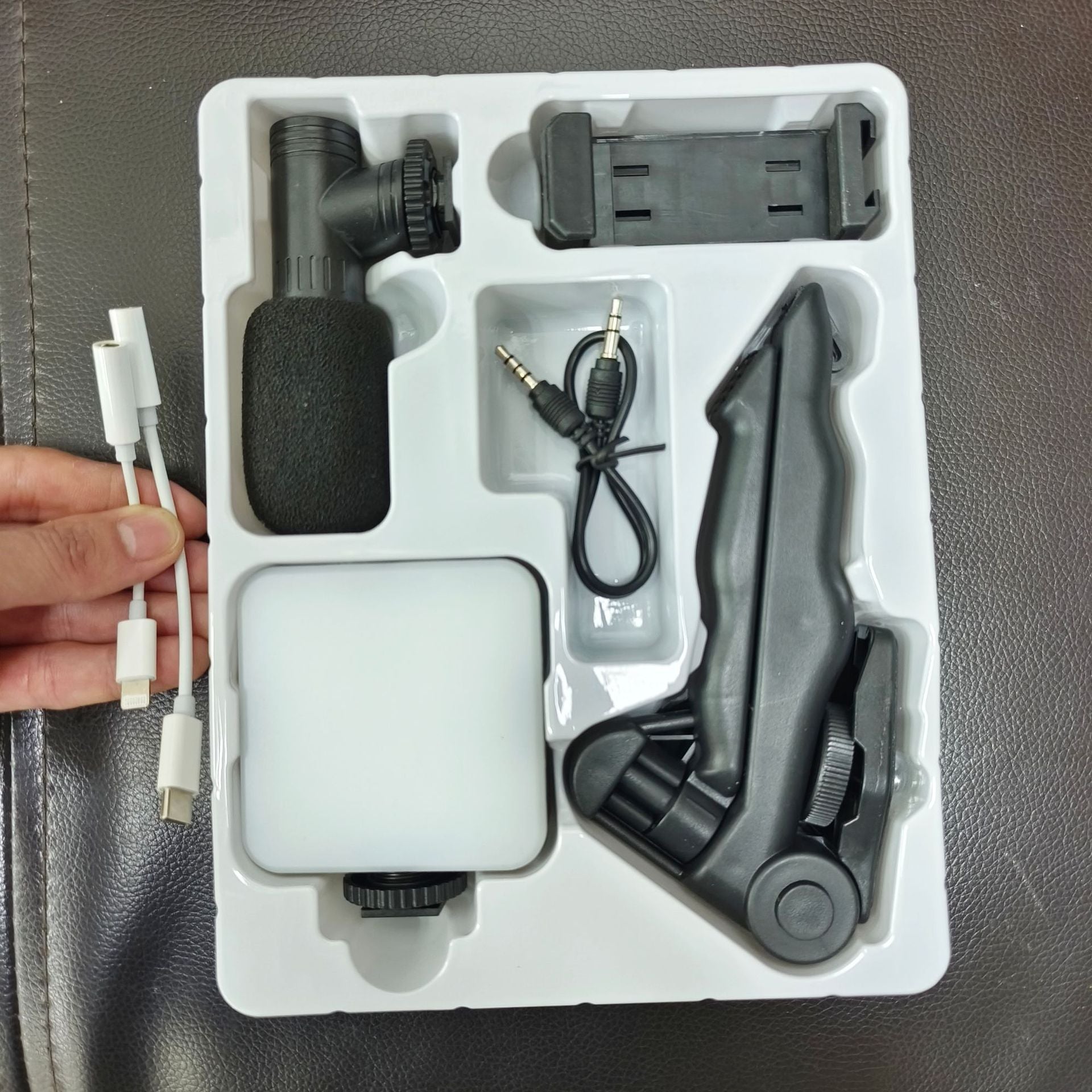 Pocket Fill Light with Microphone – LED Photography & Video Light