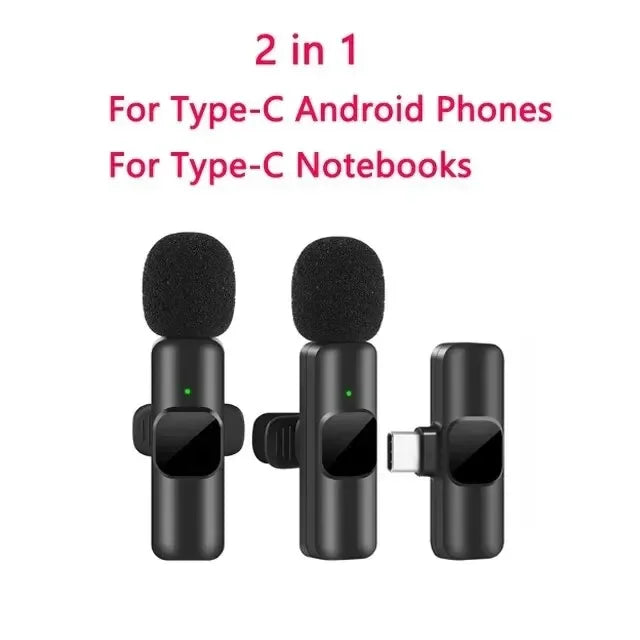 Wireless Lavalier Microphone – iPhone, Android & Live Streaming