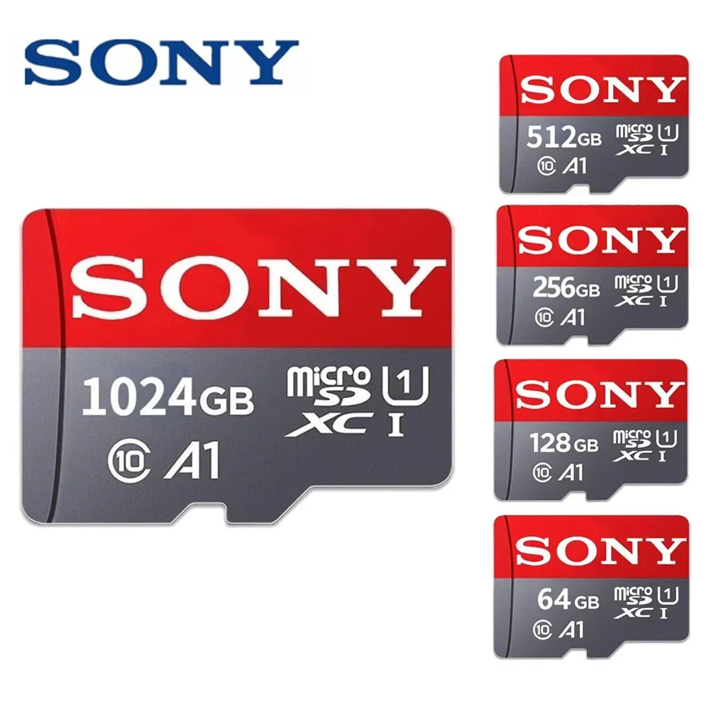 Sony Micro SD Card Class 10 – 32GB to 1TB for Phone & Camera