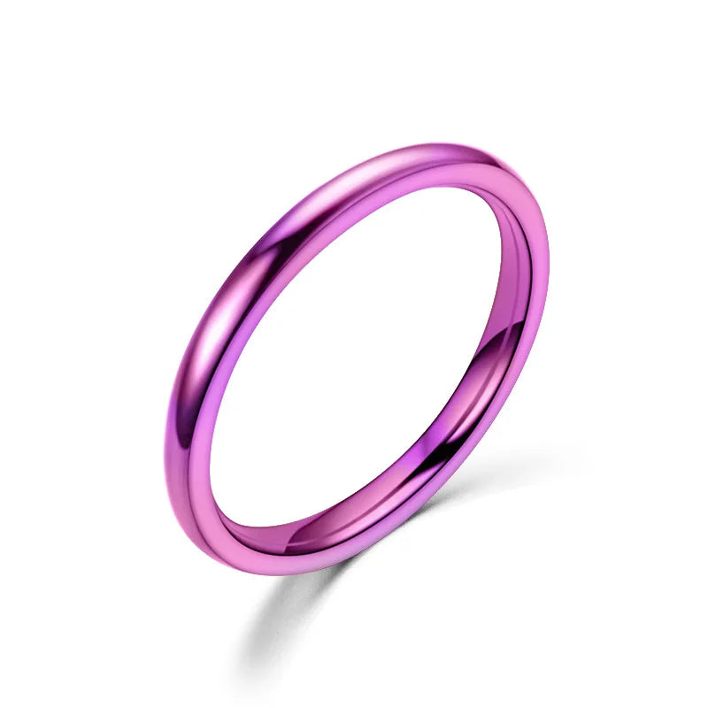 Slim Stainless Steel Ring | Women's Minimalist Band