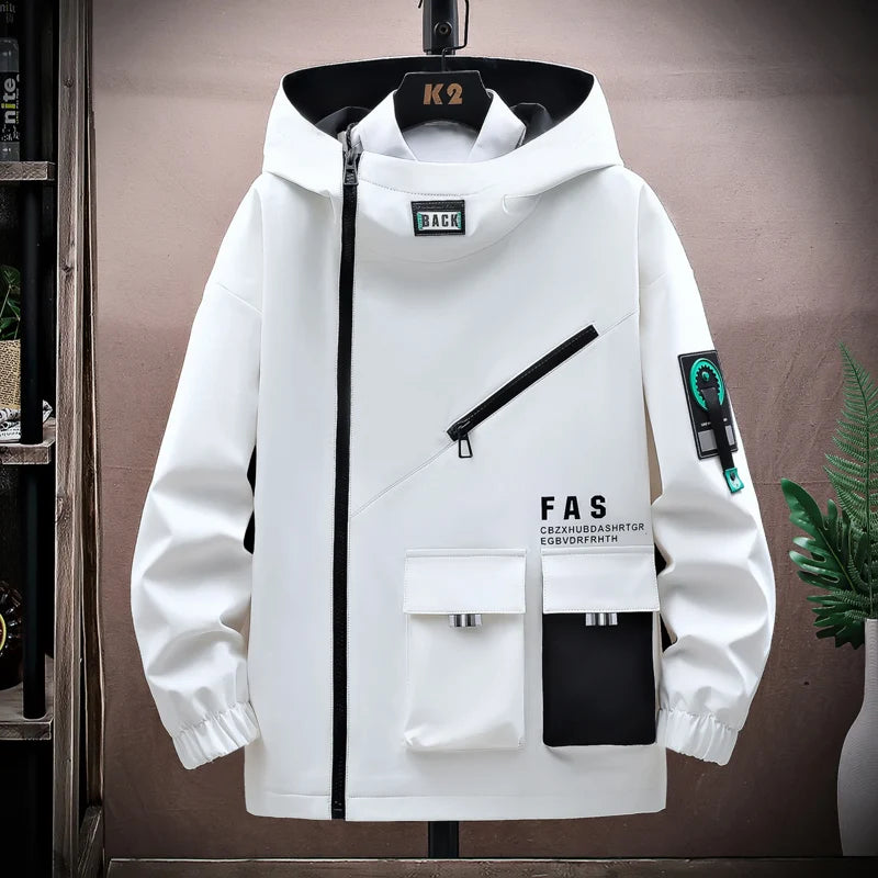 Men's Pilot Hooded Zip Jacket | Baseball Style