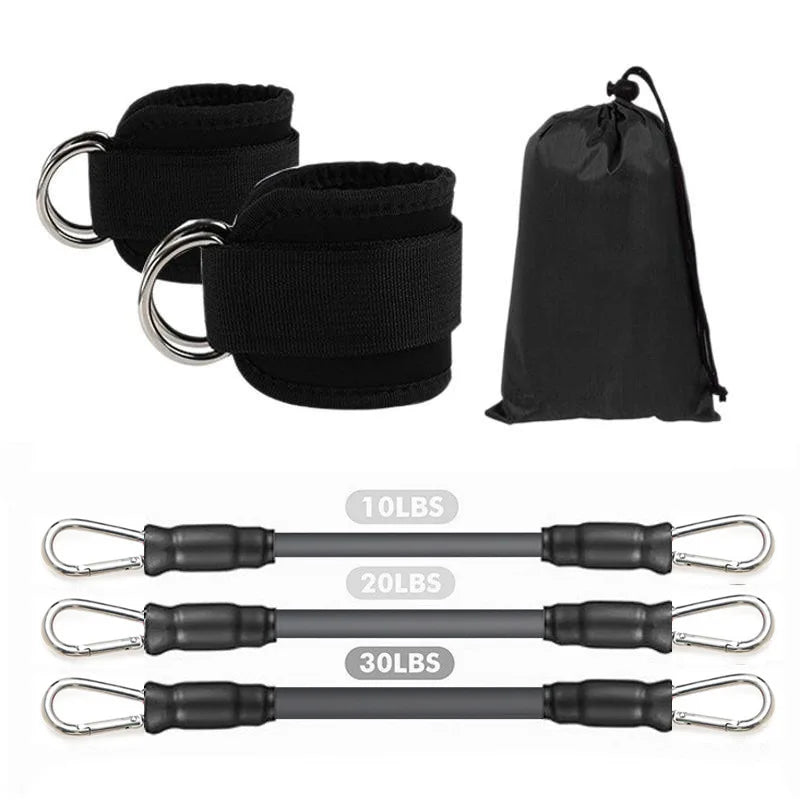 Ankle Strap Resistance Bands Set – Gym, Yoga & Workout