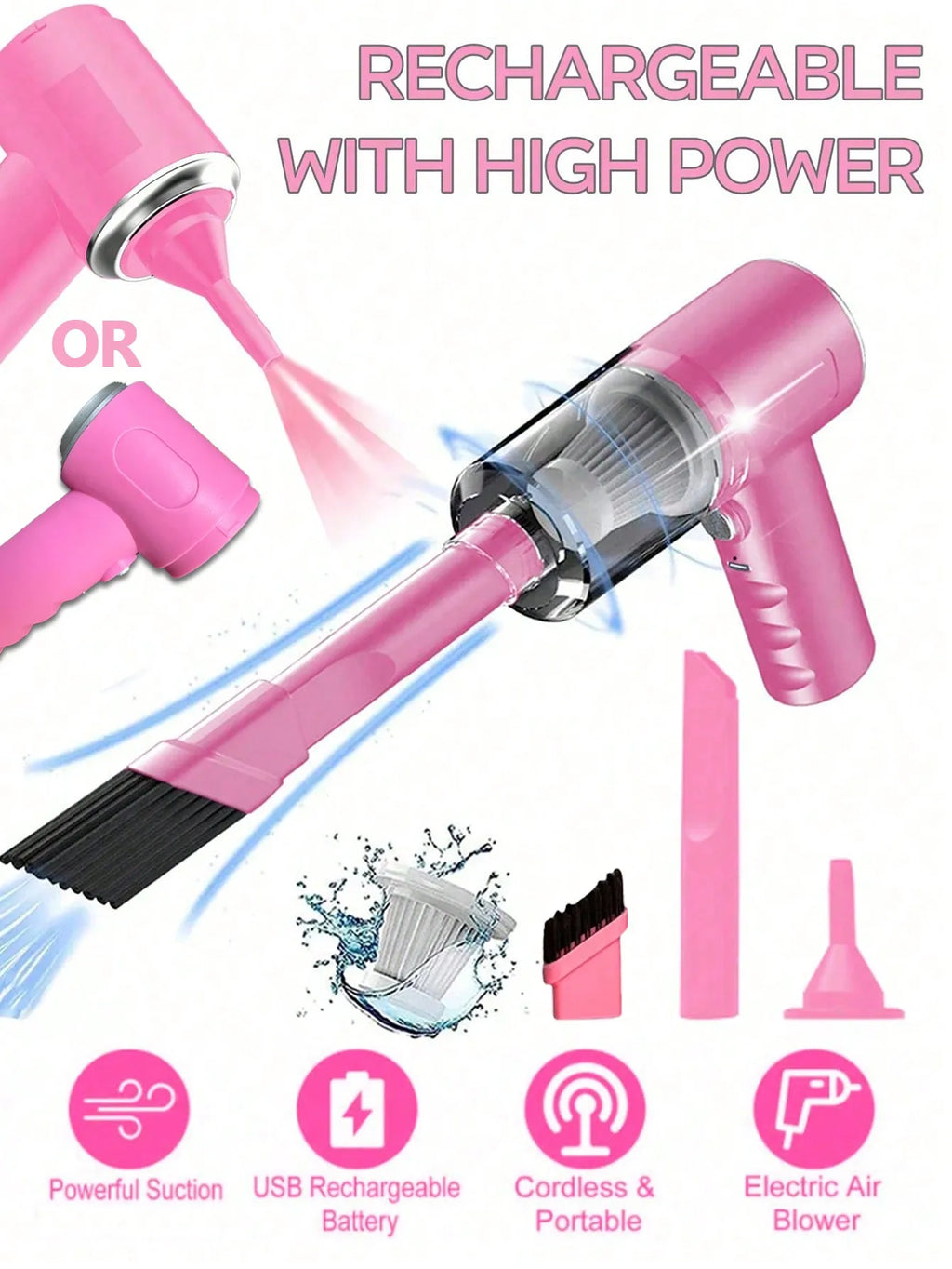 3 In 1 Integrated Suction And Blowing Vacuum