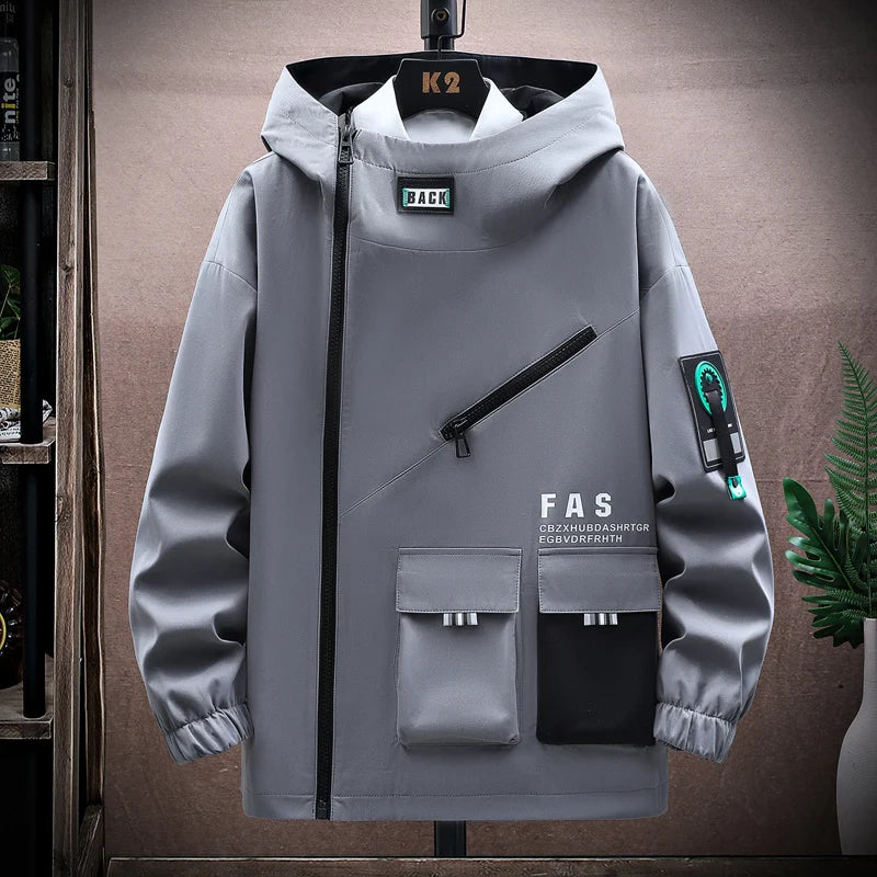 Men's Pilot Hooded Zip Jacket | Baseball Style