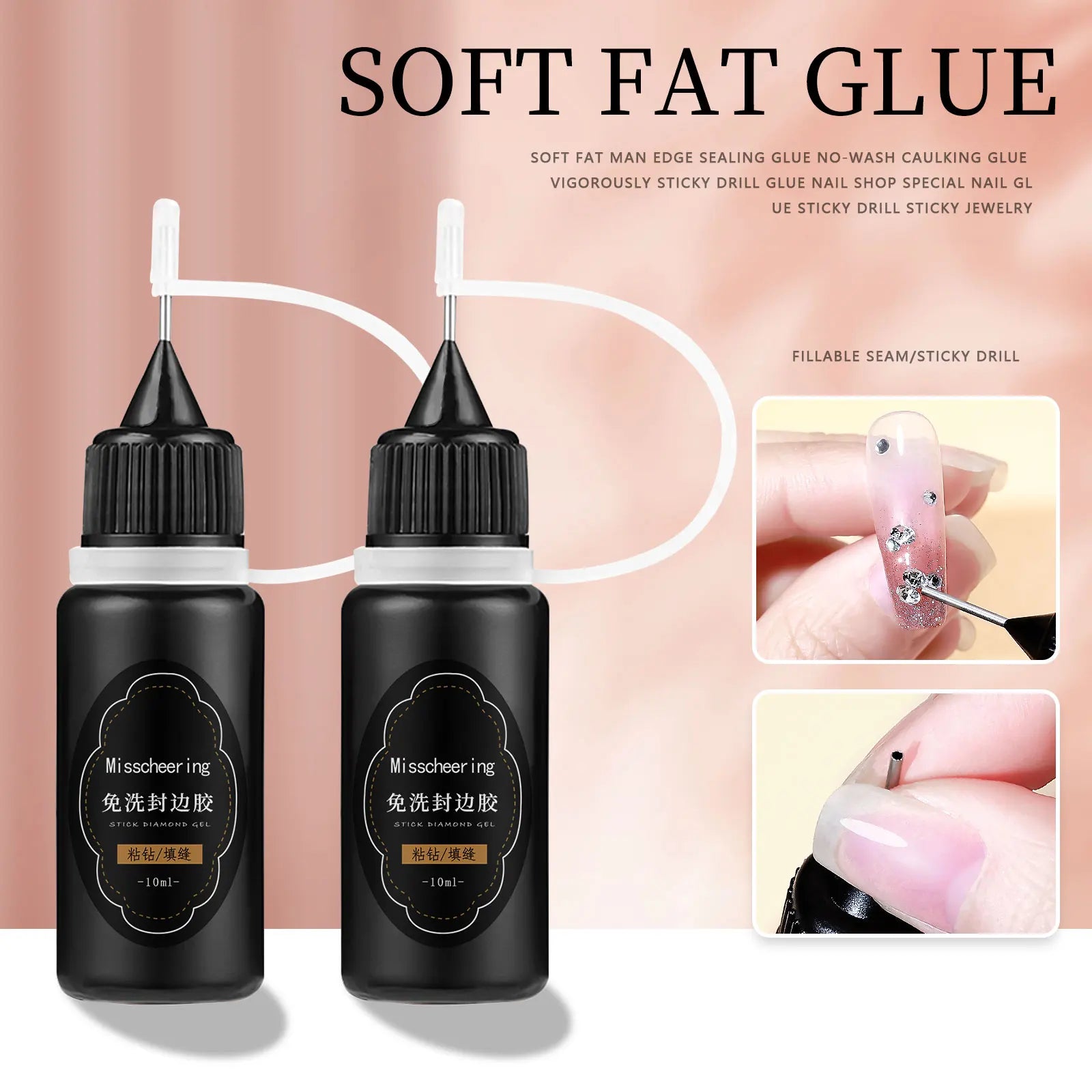 Super Strong Nail Rhinestone Glue – 30g | 3D Nail Art Gel