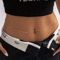 PuRui Sexy Crystal Glass Belly Belt Waist Chain Women Summer Beach Bikinis Festival Accessories Body Chain Jewelry Accessories