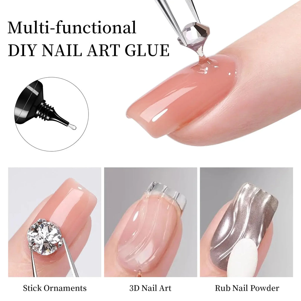 Super Strong Nail Rhinestone Glue – 30g | 3D Nail Art Gel