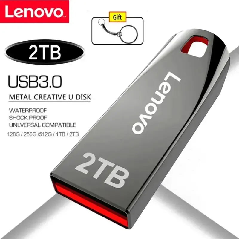 Lenovo USB 3.0 Flash Drive – High Speed Metal (128GB to 2TB)