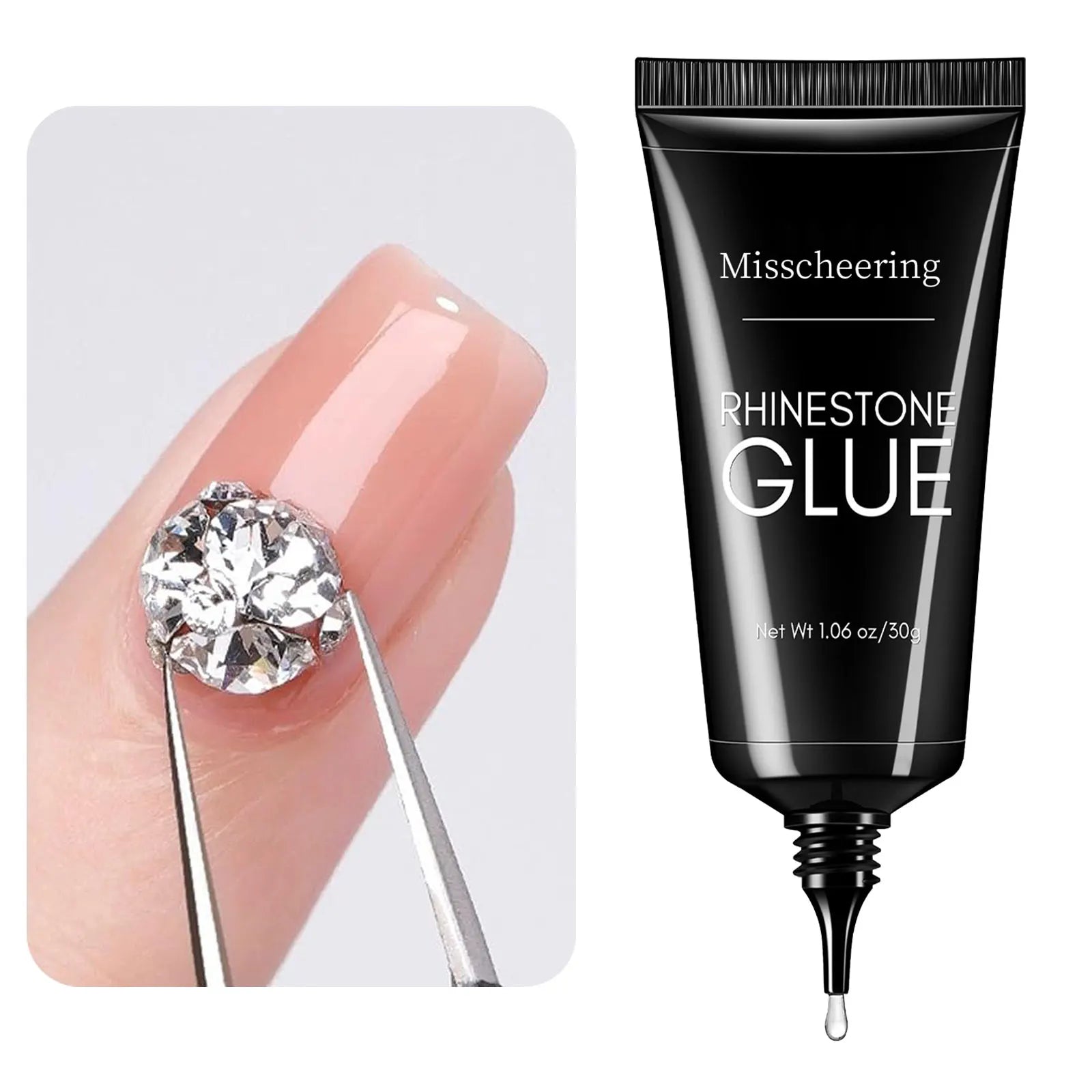Super Strong Nail Rhinestone Glue – 30g | 3D Nail Art Gel