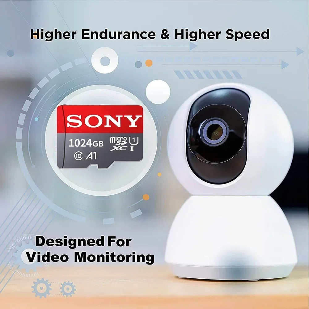 Sony Micro SD Card Class 10 – 32GB to 1TB for Phone & Camera