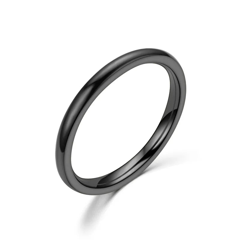 Slim Stainless Steel Ring | Women's Minimalist Band