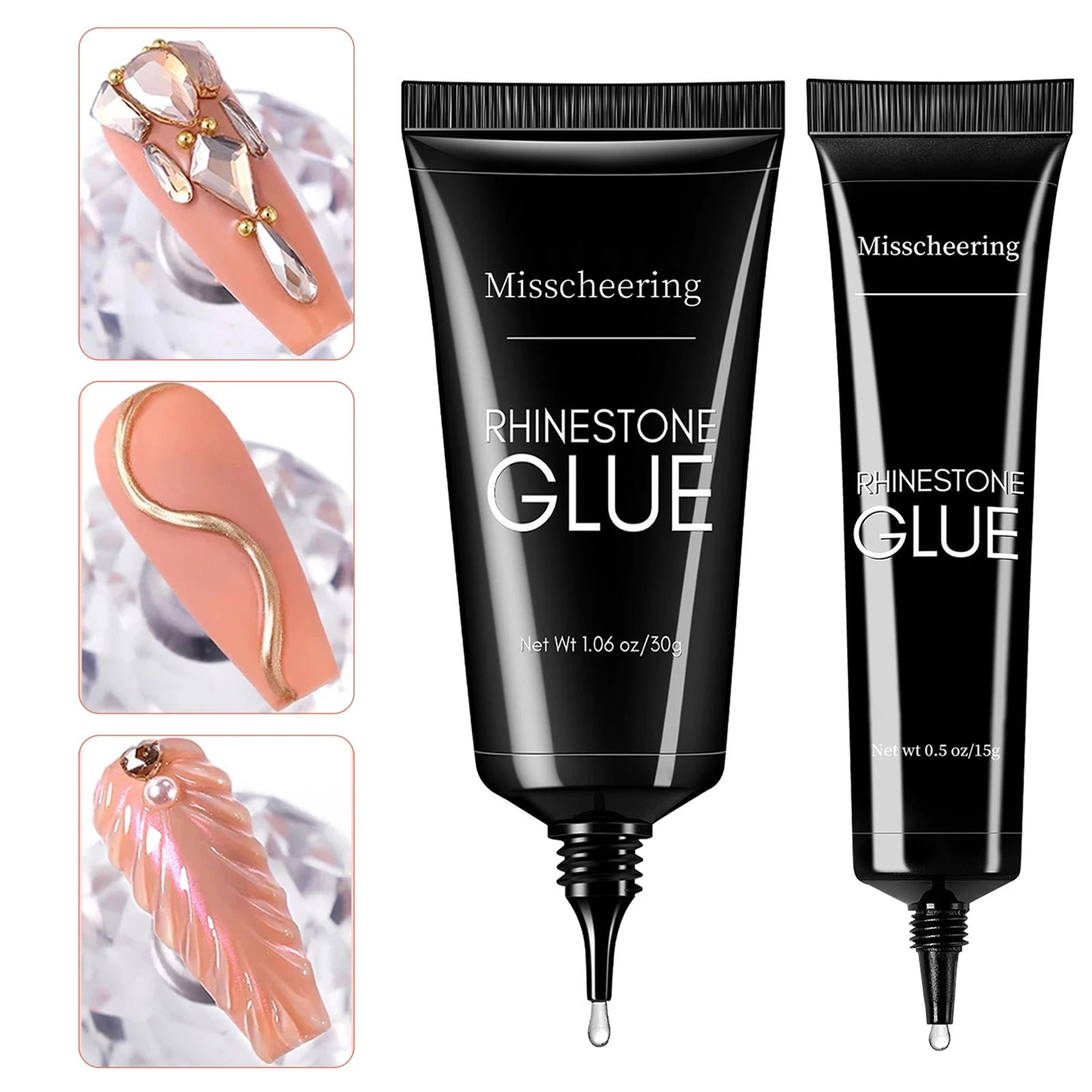 Super Strong Nail Rhinestone Glue – 30g | 3D Nail Art Gel