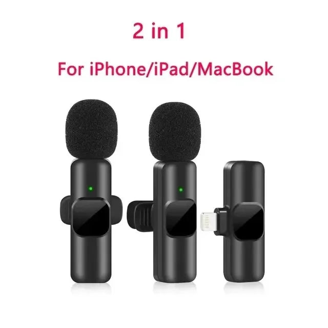 Wireless Lavalier Microphone – iPhone, Android & Live Streaming