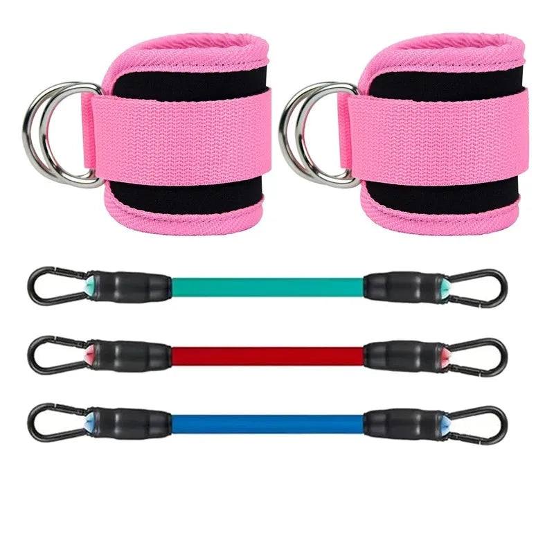 Ankle Strap Resistance Bands Set – Gym, Yoga & Workout