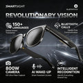4K Smart Glasses – HD Camera, ChatGPT & 150+ Language Translation