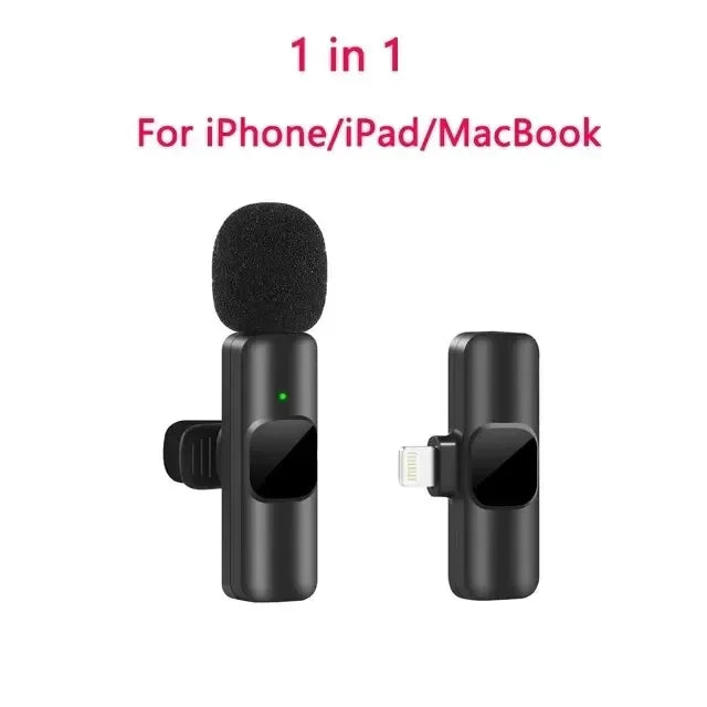Wireless Lavalier Microphone – iPhone, Android & Live Streaming
