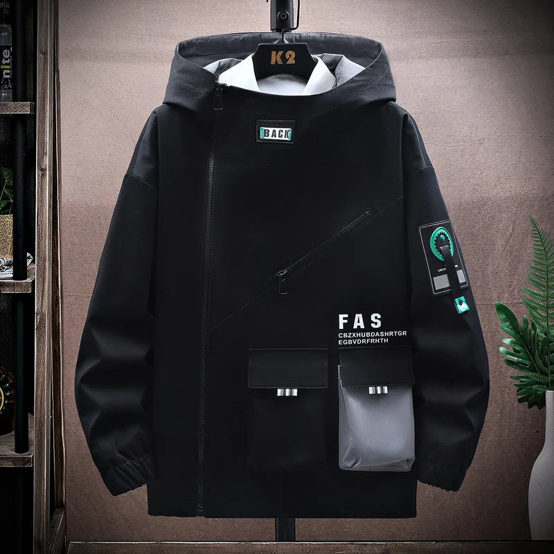 Men's Pilot Hooded Zip Jacket | Baseball Style