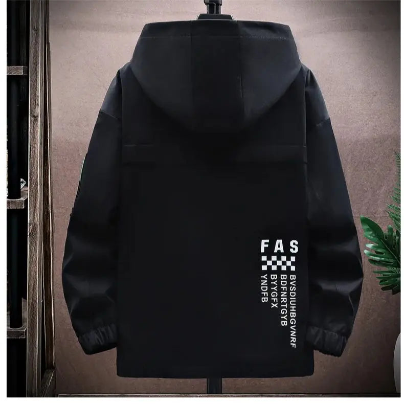 Men's Pilot Hooded Zip Jacket | Baseball Style