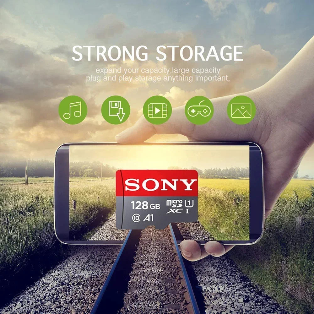 Sony Micro SD Card Class 10 – 32GB to 1TB for Phone & Camera
