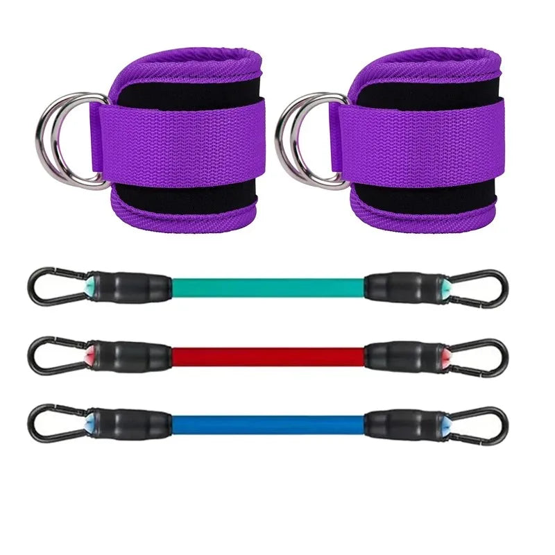 Ankle Strap Resistance Bands Set – Gym, Yoga & Workout