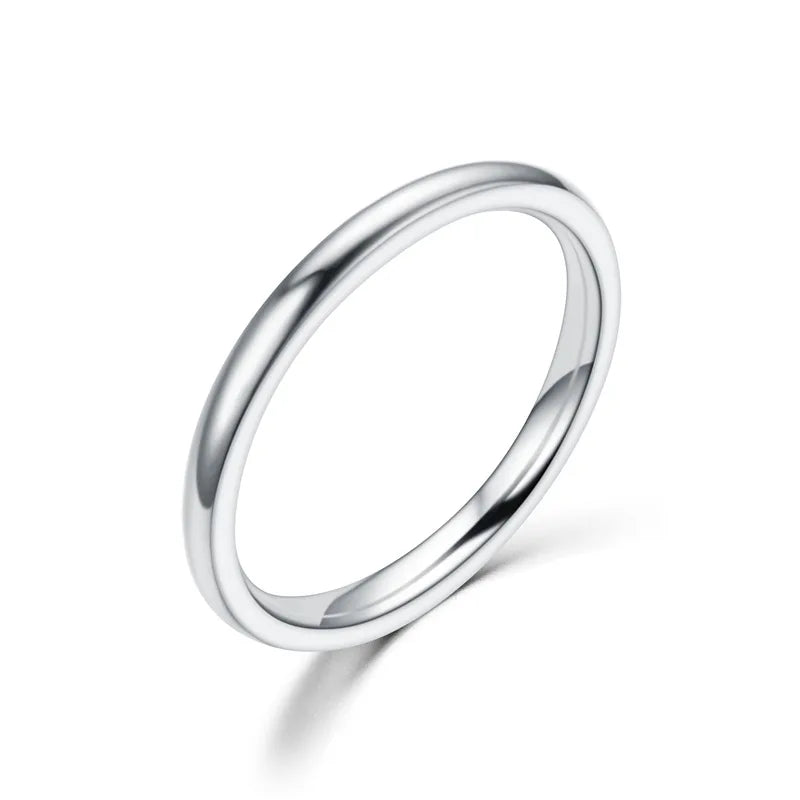 Slim Stainless Steel Ring | Women's Minimalist Band