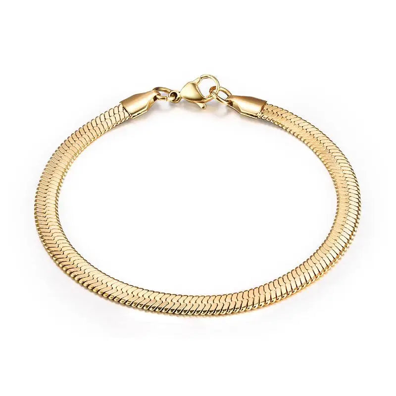 Stainless Steel Snake Chain Bracelet