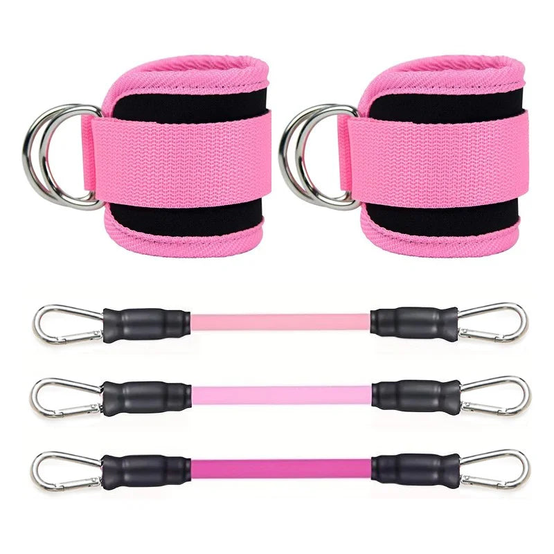 Ankle Strap Resistance Bands Set – Gym, Yoga & Workout