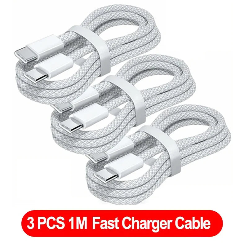 3PCS USB C Cable to USB C