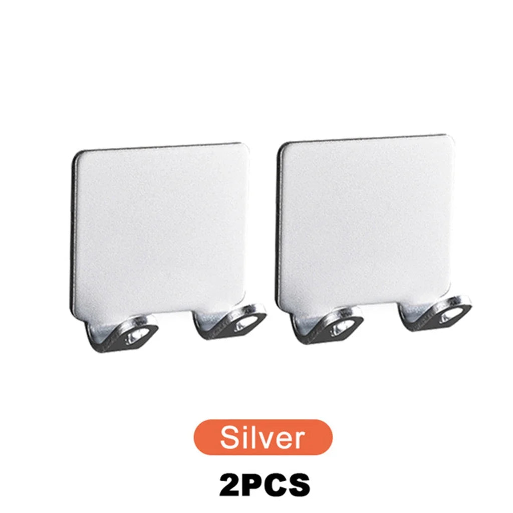 Wall-Mounted Stainless Steel Razor Holder & Shaving Shelf