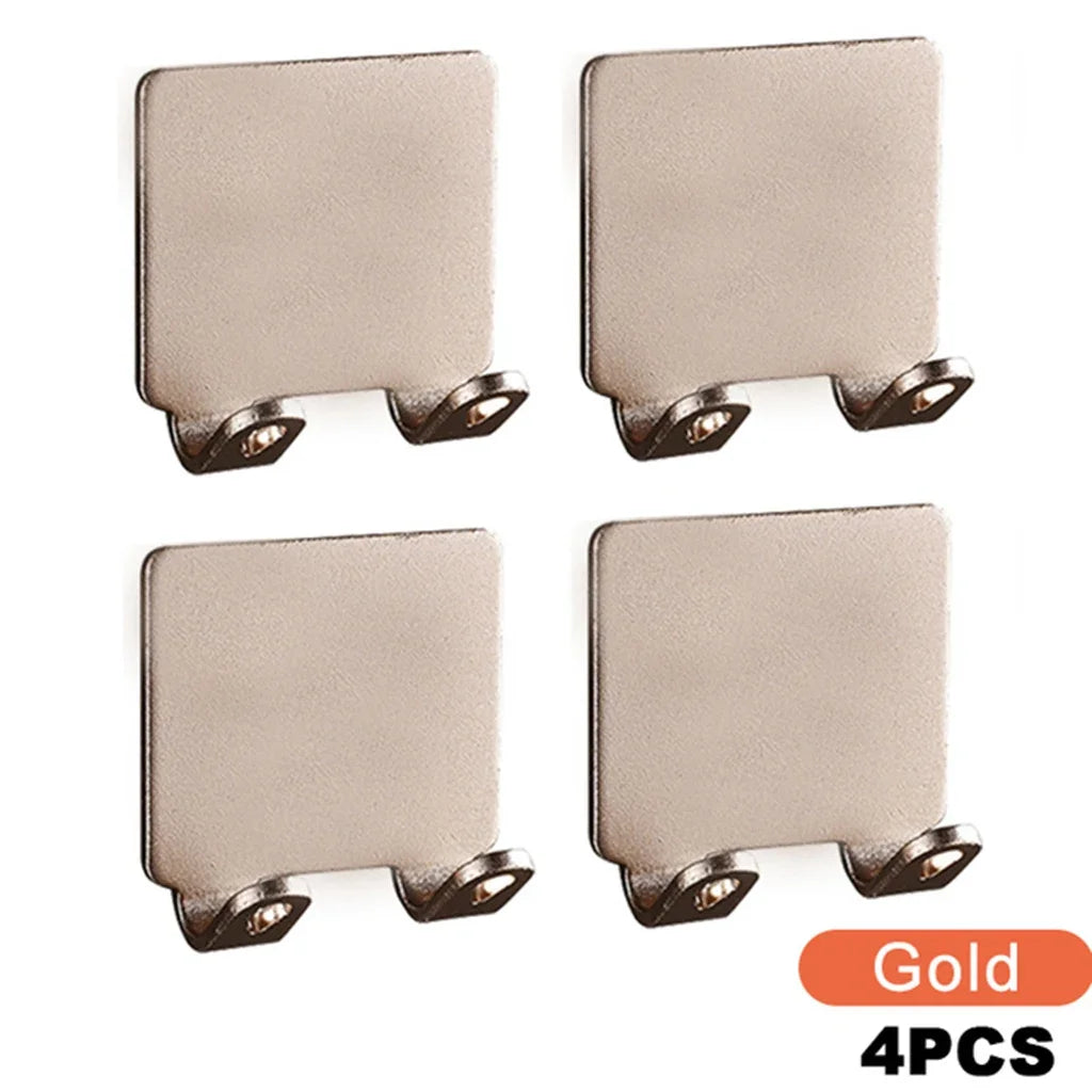 Wall-Mounted Stainless Steel Razor Holder & Shaving Shelf