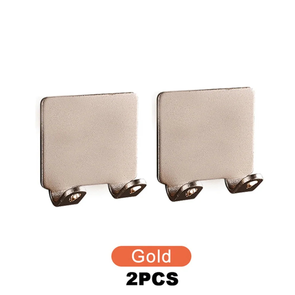 Wall-Mounted Stainless Steel Razor Holder & Shaving Shelf
